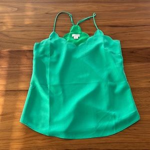 Green J Crew Tank